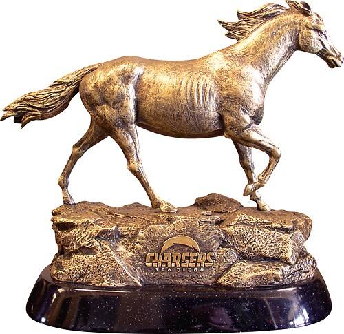 Front Standard. Wild Sales - San Diego Chargers Desktop Statue.