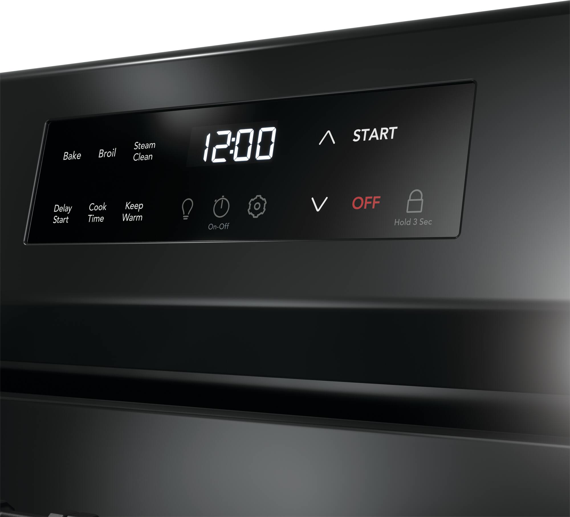 Alt View 11. Frigidaire - Frigidaire 5.1 Cu. Ft. Freestanding Gas Range with Quick Boil - Black.