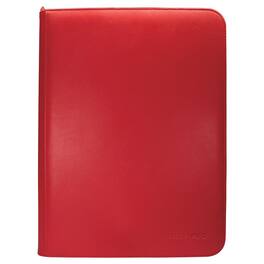 Ultra PRO - Vivid 9-Pocket Zippered PRO-Binder - Red