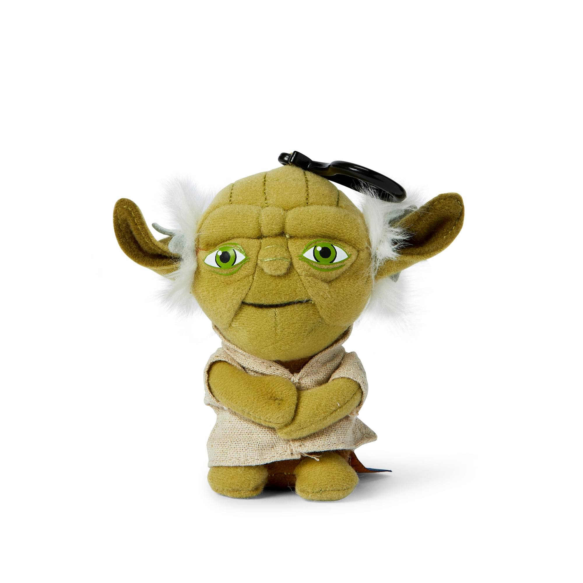 Alt View 2. Star Wars - Star Wars Mini 4" Talking Plush Toy Clip On - Yoda.