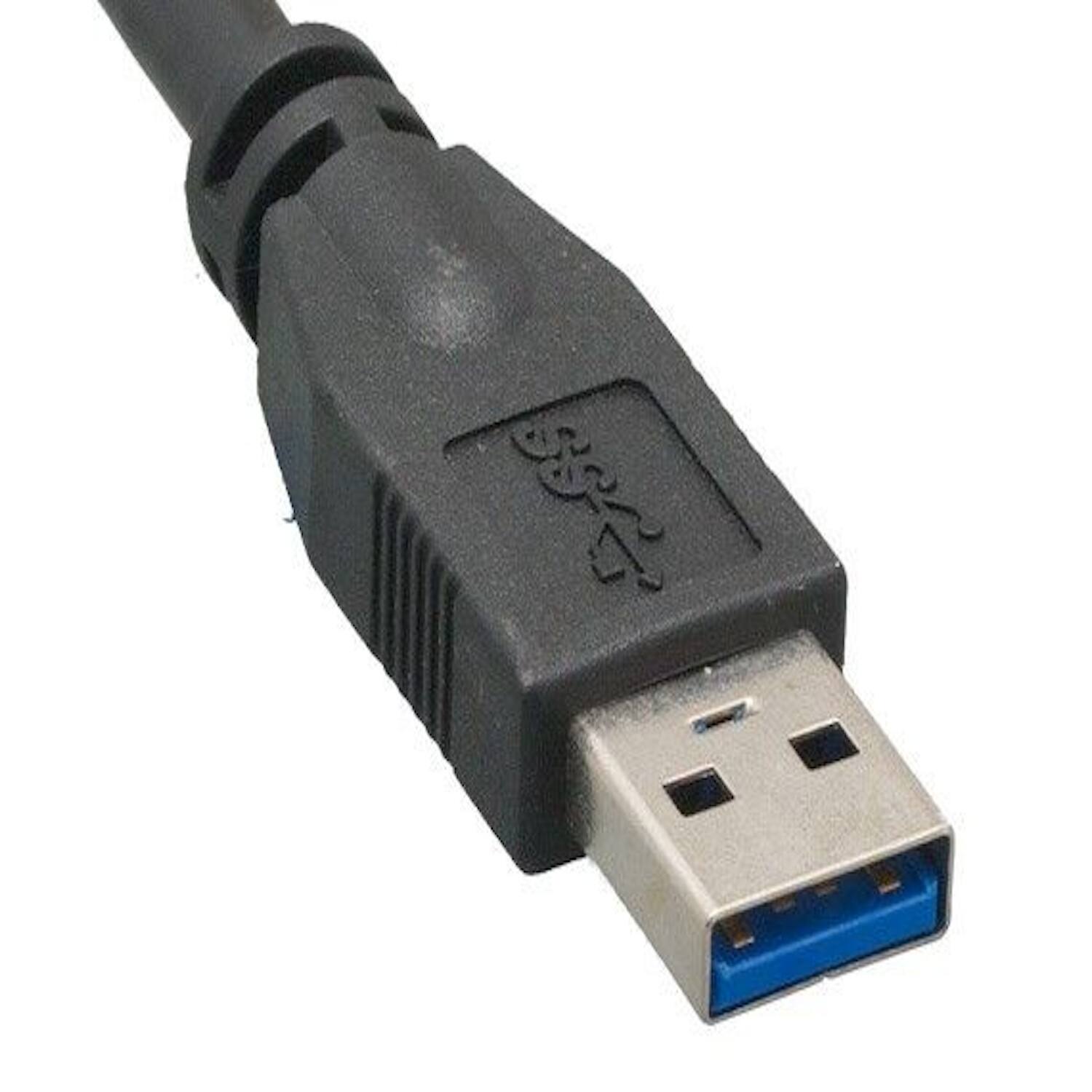 Angle. Sanoxy - Sanoxy 1ft USB 3.0 SuperSpeed A Male to A Female Extension Cable, Black - Black.