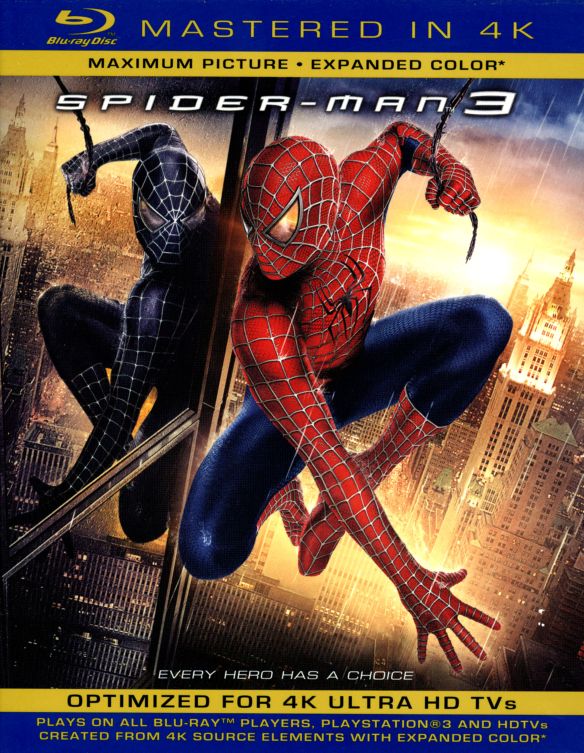  Spider-Man 3 [Includes Digital Copy] [Blu-ray] [2007]