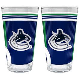 Great American Products - Vancouver Canucks Two-Piece 16oz. Pint Glass Set - Multicolor