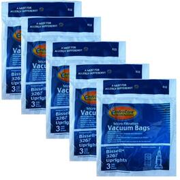 EnviroCare - 15 Pack 32671 3267, 3863 Upright Vacuum Bags Micro Allergen Filtration Part No # 833