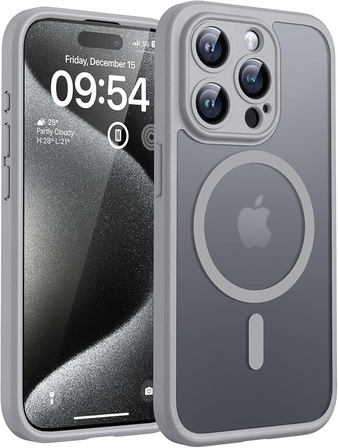 Gravity Ridge Magnetic Phone Case for iPhone 14 Pro, Compatible