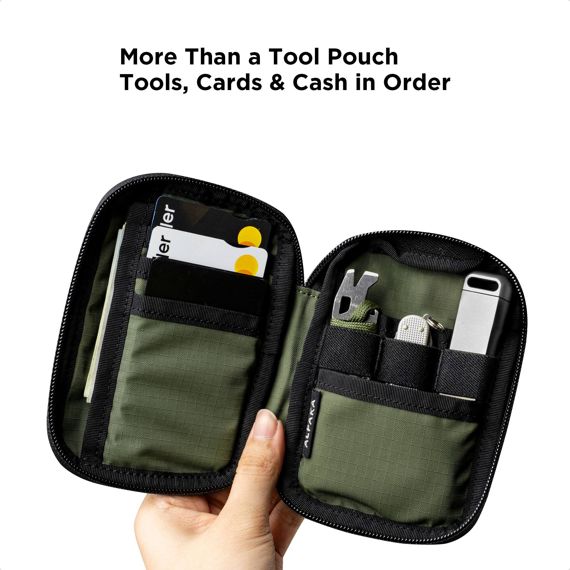 More Than a Tool Pouch  
Tools, Cards & Cash in Order
