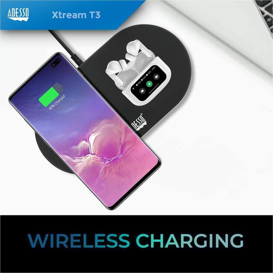 ADESSO  
Xtream T3  

80% Charged  

WIRELESS CHARGING