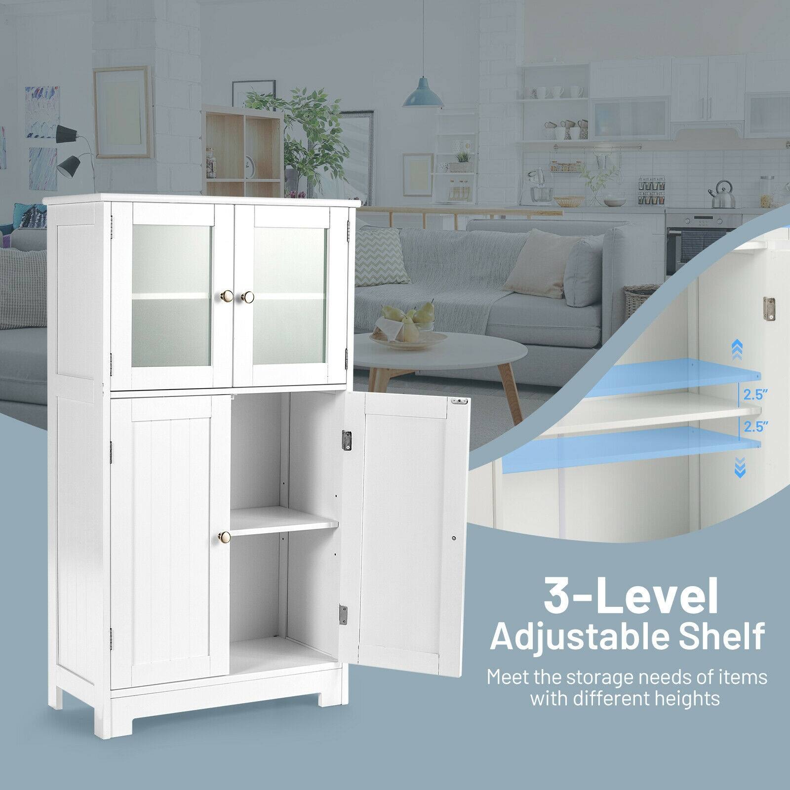 B/7 2.5" 2.5" 3-Level Adjustable Shelf Meet the storage needs of items with different heights