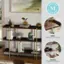 Martha Stewart Durable Engineered Wood Shelves. Functional Versatile 8-tier design.