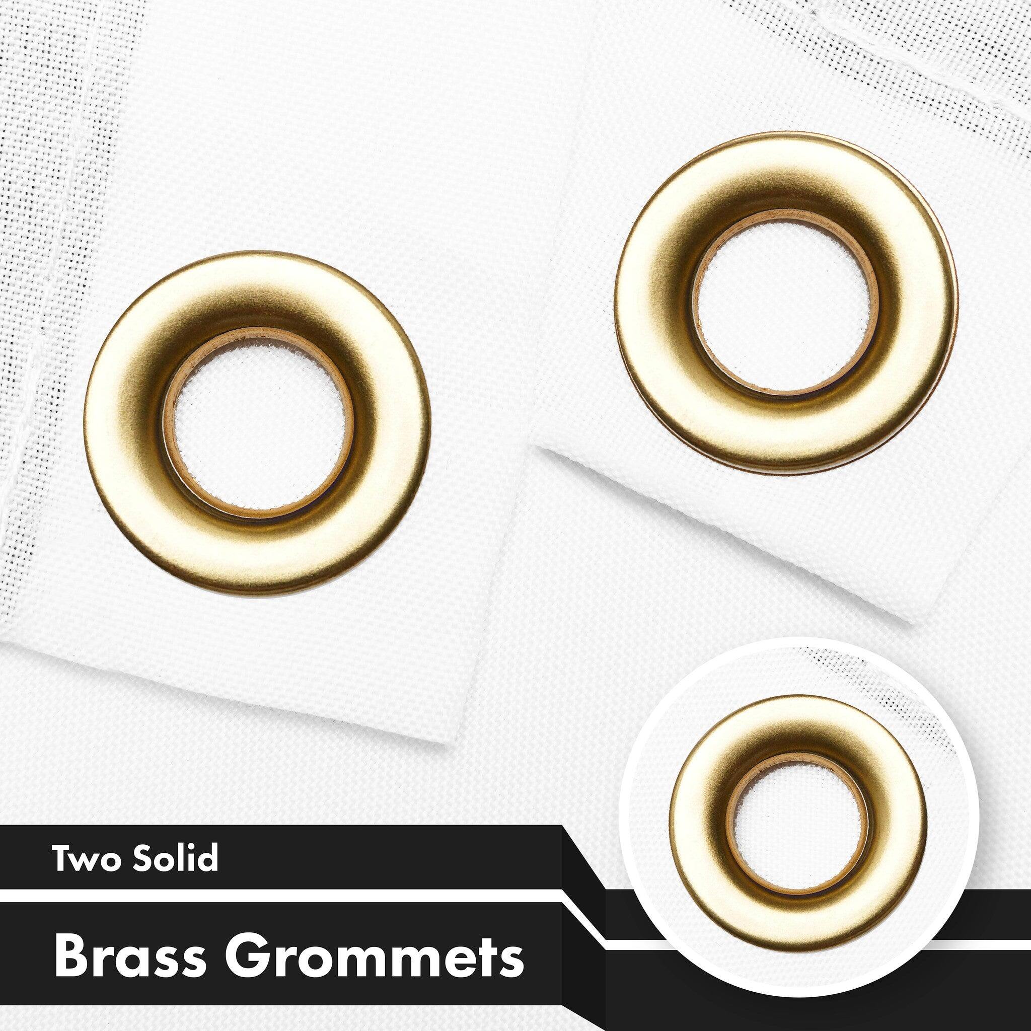 Two Solid Brass Grommets