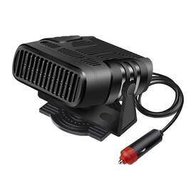 Stock Preferred - 120W Portable Electric Car Heater 12V Defogger and Defroster - Black