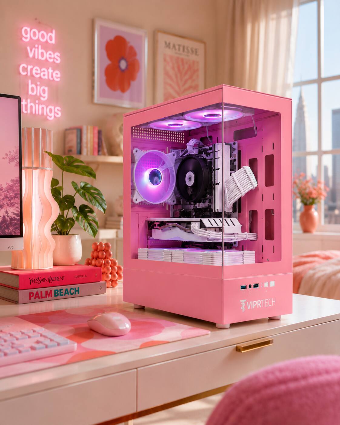 ViprTech Atlas 1.0 Desktop Computer for Home and Office, Ryzen 7