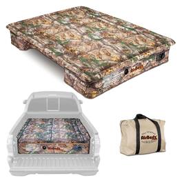 Pittman Outdoors - Truck Bed Air Mattress with Pump for Standard Truck Beds, 6' - Camouflage