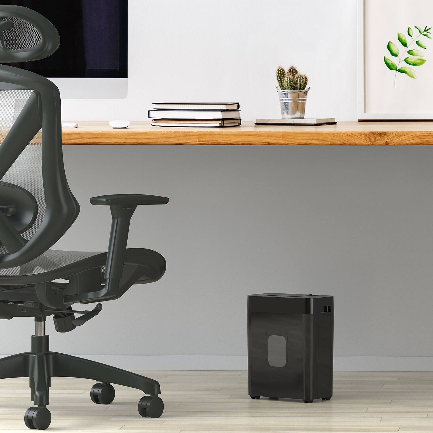 Alt View 7. Staples - 12-Sheet Cross-Cut Multi-Media Shredder (ST62151) - Black.