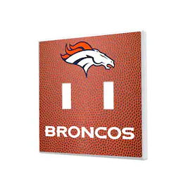 Keyscaper - Football Design Double Toggle Light Switch Plate - Multicolor