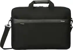 Targus - 16" Geolite EcoSmart Slim Brief - Black - Front_Zoom