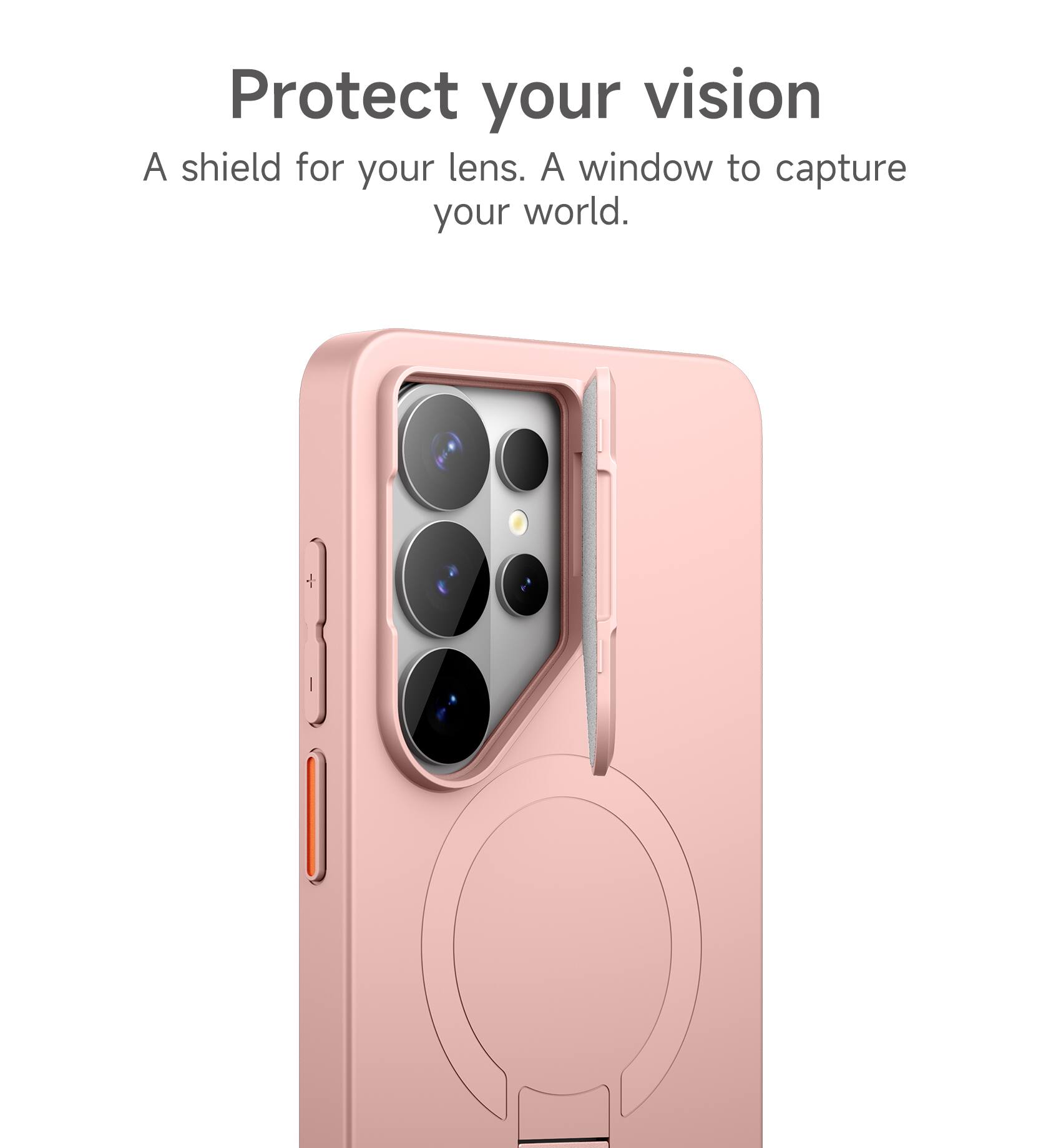 Protect your vision  
A shield for your lens. A window to capture your world.