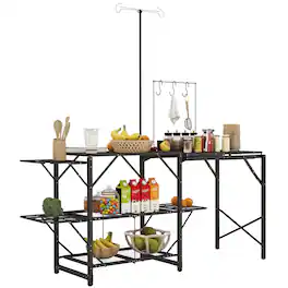 Outsunny - Camp Kitchen - Black