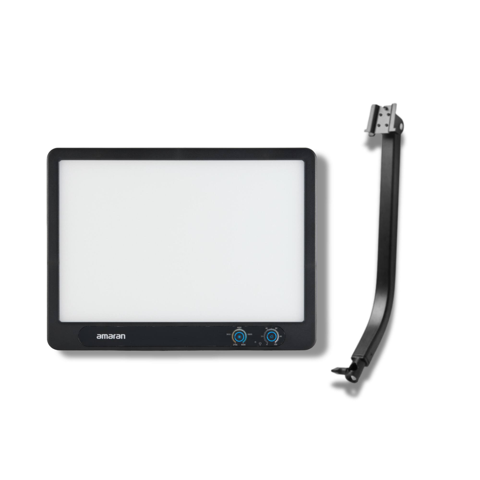 Front. Amaran - Amaran Verge Edge-Lit LED Flicker-Free Panel Light (Charcoal, US) Bundle.