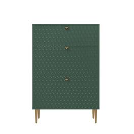 Boyel Living - MDF Shoe Storage Cabinet (24-Pair) - Green