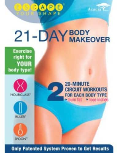 Front. Escape Your Shape: 21-Day Body Makeover   - DVD.
