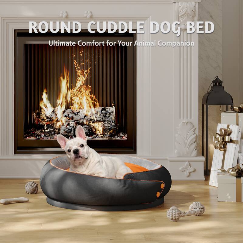 ROUND CUDDLE DOG BED  
Ultimate Comfort for Your Animal Companion