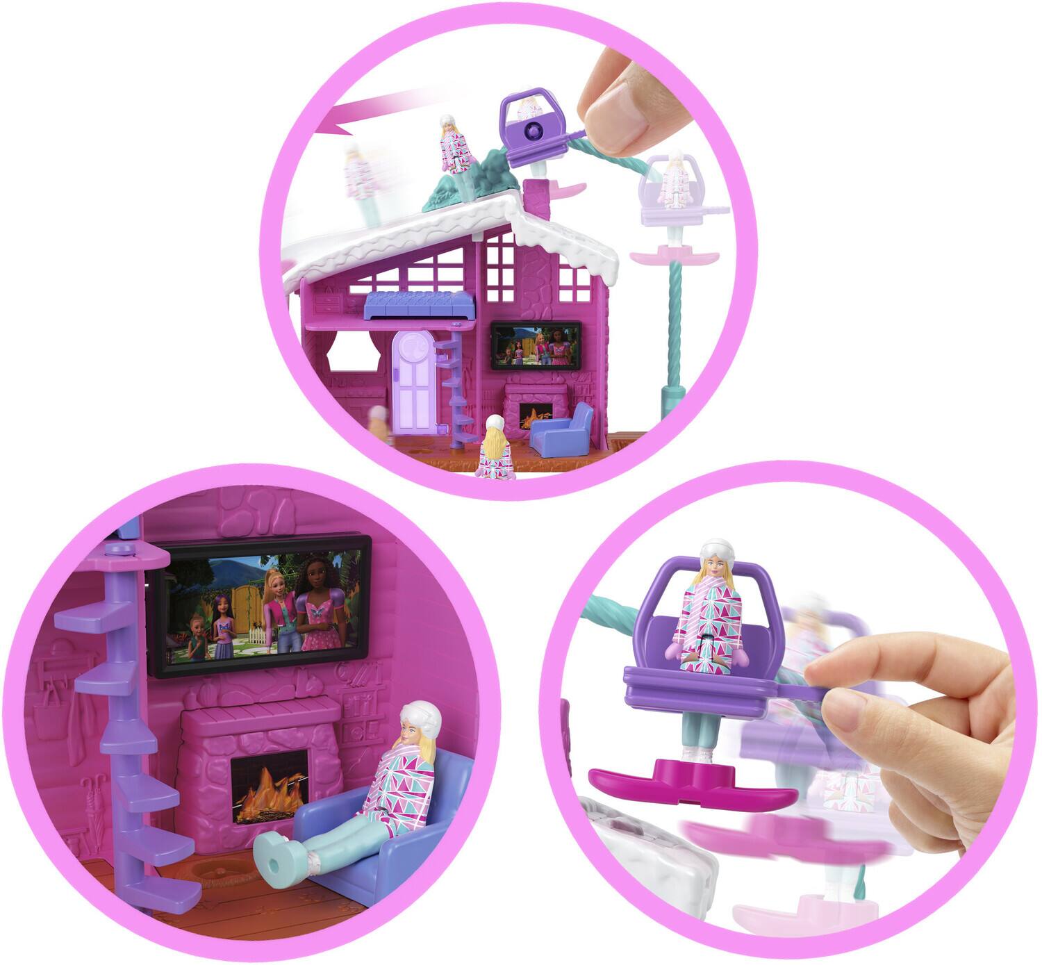 Alt View 2. Mattel - Mattel - Barbie Mini Barbieland House Winter Chalet   - Collectibles - Multicolor.
