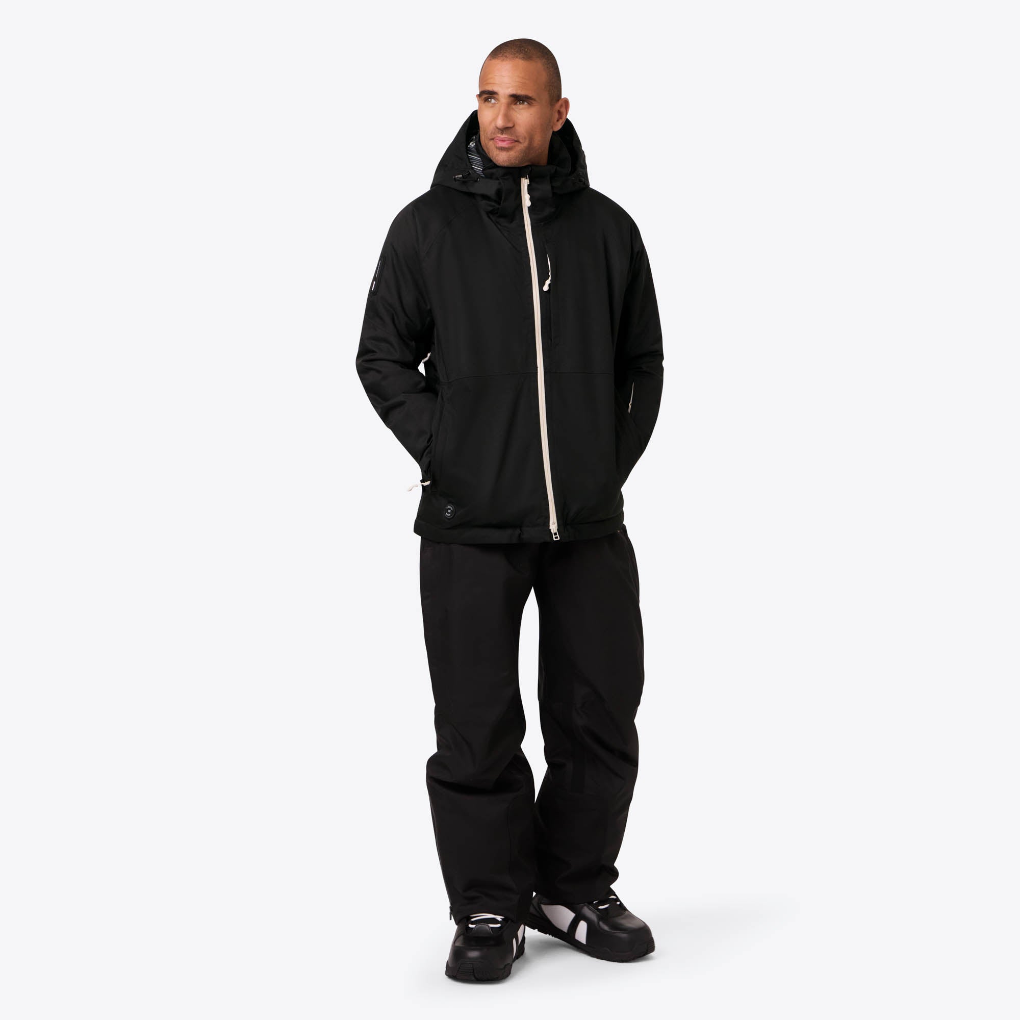 Alt View 2. Mobile Warming - App Controlled Men's Denali Heated Snow Jacket - Black.