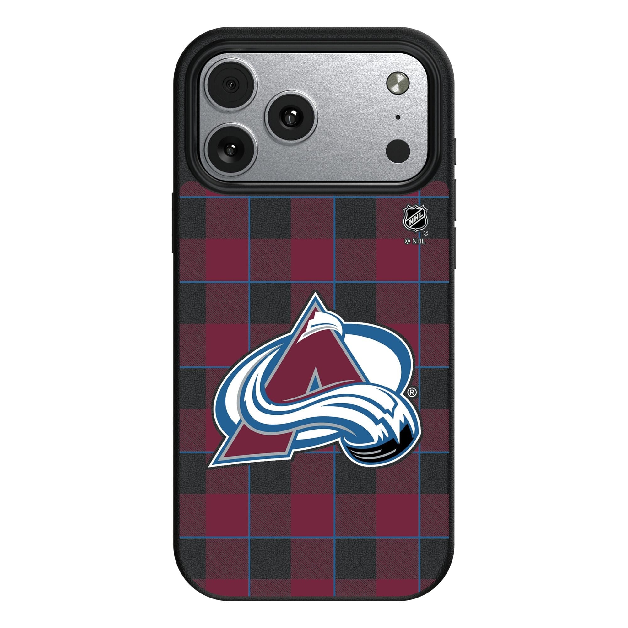 Keyscaper - NHL - Colorado Avalanche Plaid iPhone Magnetic Bump Case - 17 Pro Max - Black price history on PriceWatchPro