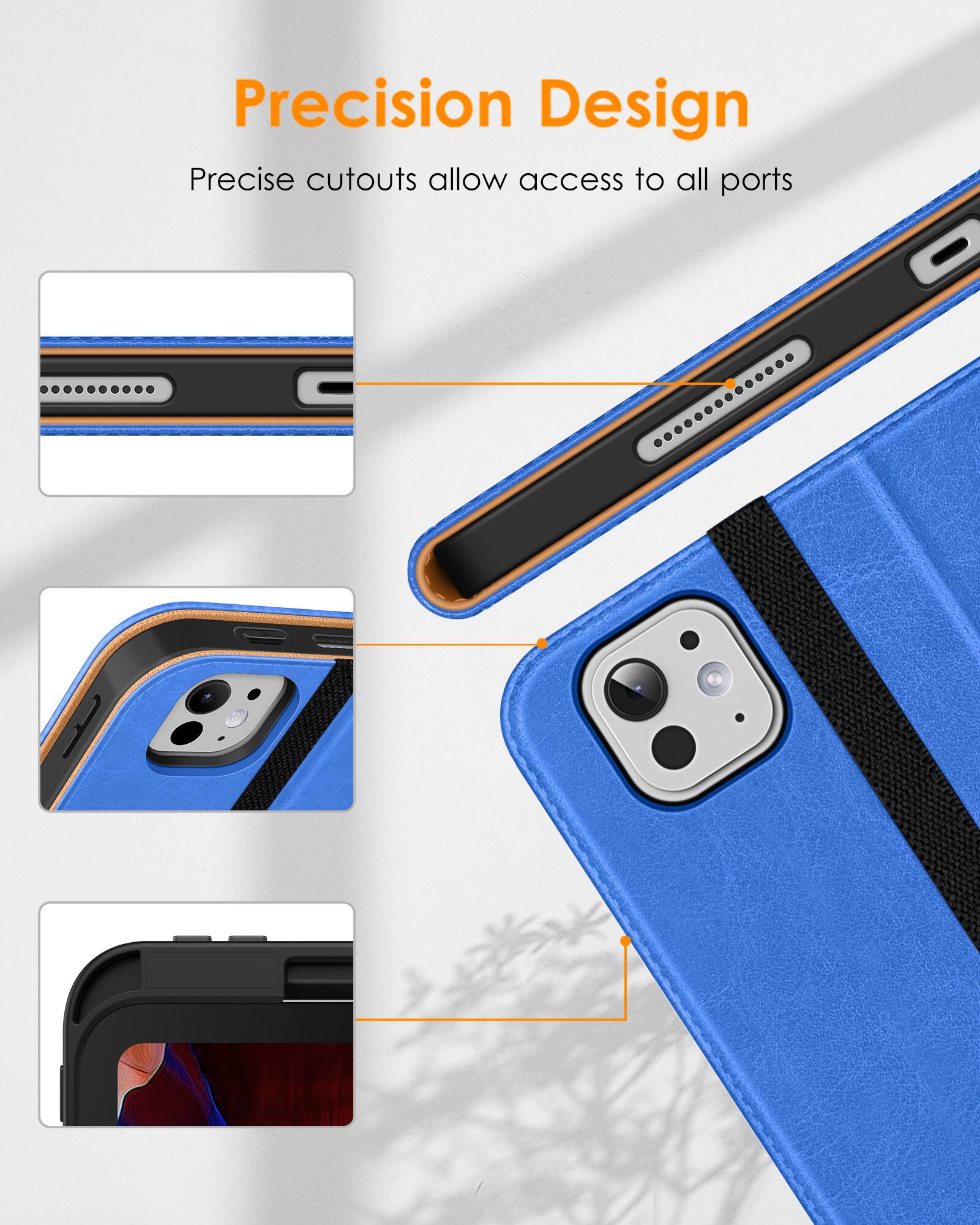 Precision Design  
Precise cutouts allow access to all ports