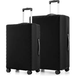 LUGGEX - Stretch Fabric Suitcase Cover - Size L+XL - Black