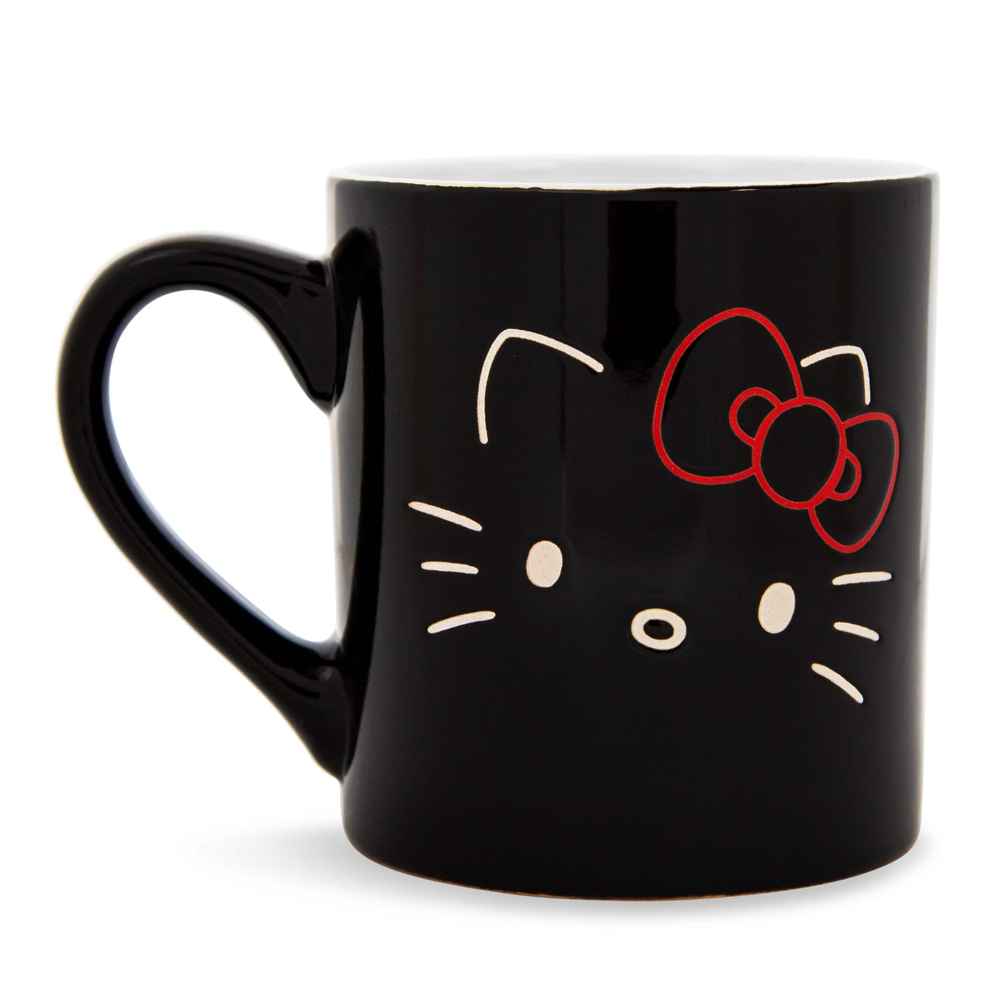 Silver Buffalo - Sanrio Hello Kitty Outline Wax Resist Ceramic Mug | Holds 14 Ounces - Black price history on PriceWatchPro