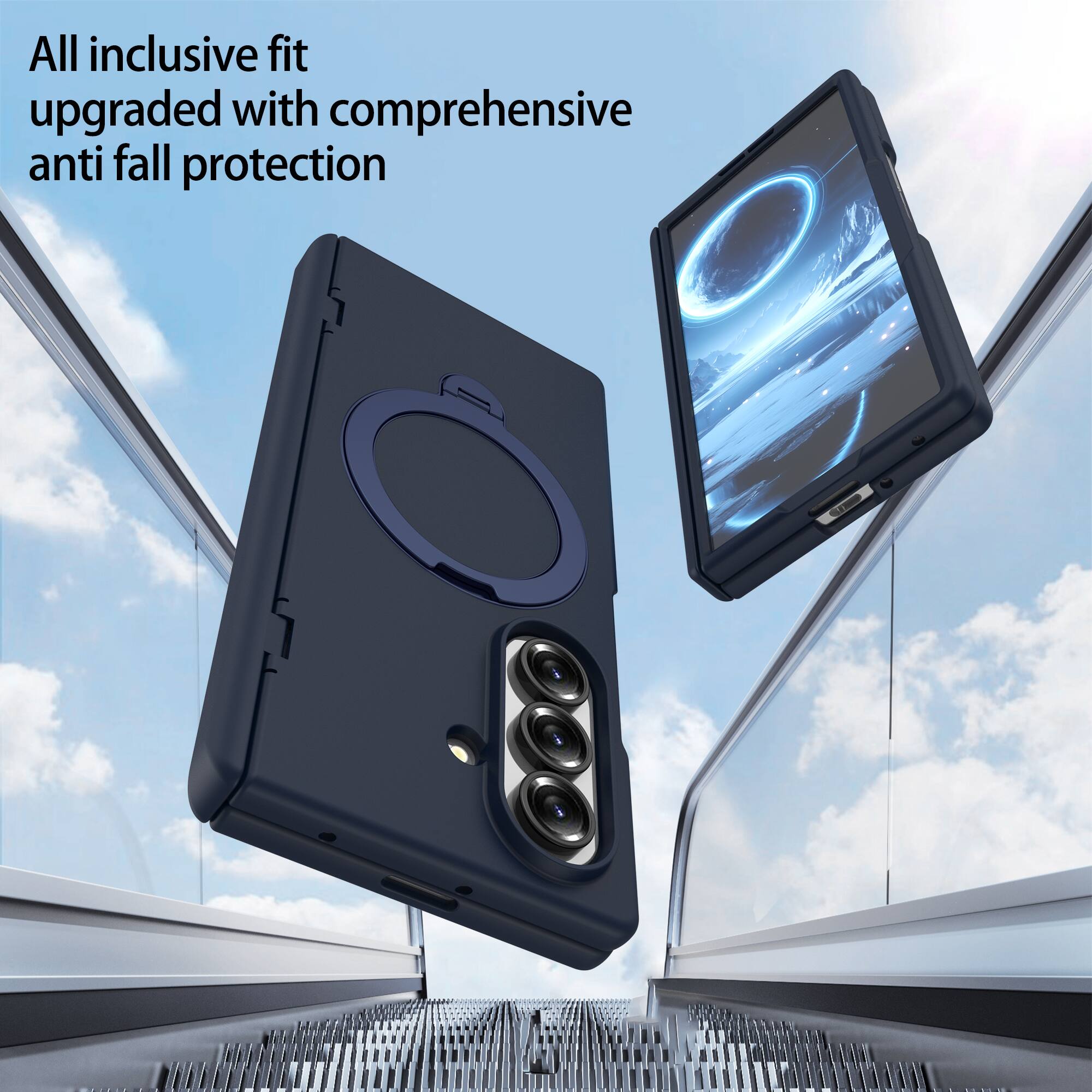 All inclusive fit upgraded with comprehensive anti fall protection