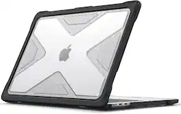 Fintie - Rugged Case for MacBook Air 13 Inch A3449 A3240 A3113 A2681 (2022-2026 Release) TPU Bumper, Hard Shell Cover - Clear