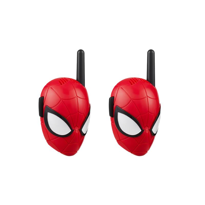 Left. eKids - eKids Spiderman Walkie Talkies for Kids, Two Way Radios for Indoor or Outdoor Games - Red.