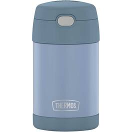 Thermos - 16 oz. Kid's Funtainer Stainless Steel Insulated Food Jar - Denim - Blue