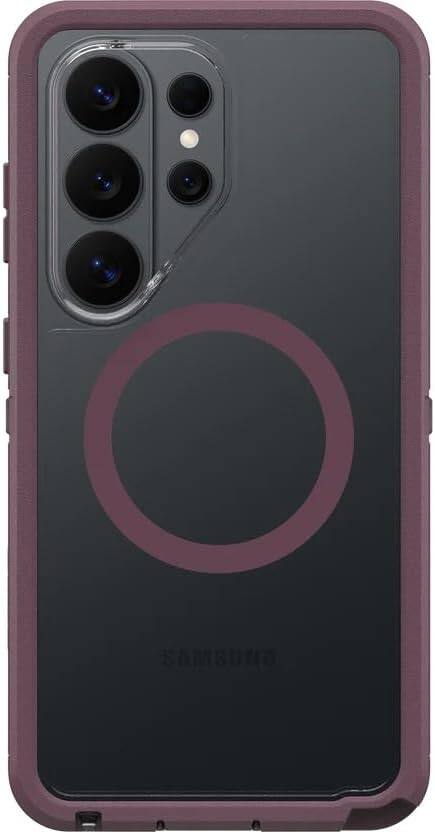 Alt View 2. OtterBox - OtterBox Galaxy S26 Ultra Bundle: Defender Series XT Case & Screen Protector, Built-in Magnets, Tough, Rugged & Durable - Purple Mystery.