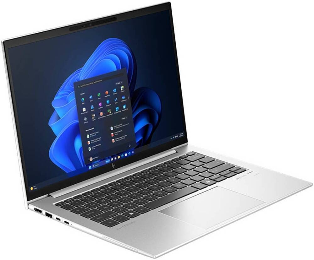 Alt View 2. HP - HP EliteBook 840 Business Laptop 14.0" Touchscreen IPS Display (Ultra 5 125U, 16GB DDR5, 512GB SSD, WiFi 6E, Win 11 Pro) - Natural Silver.