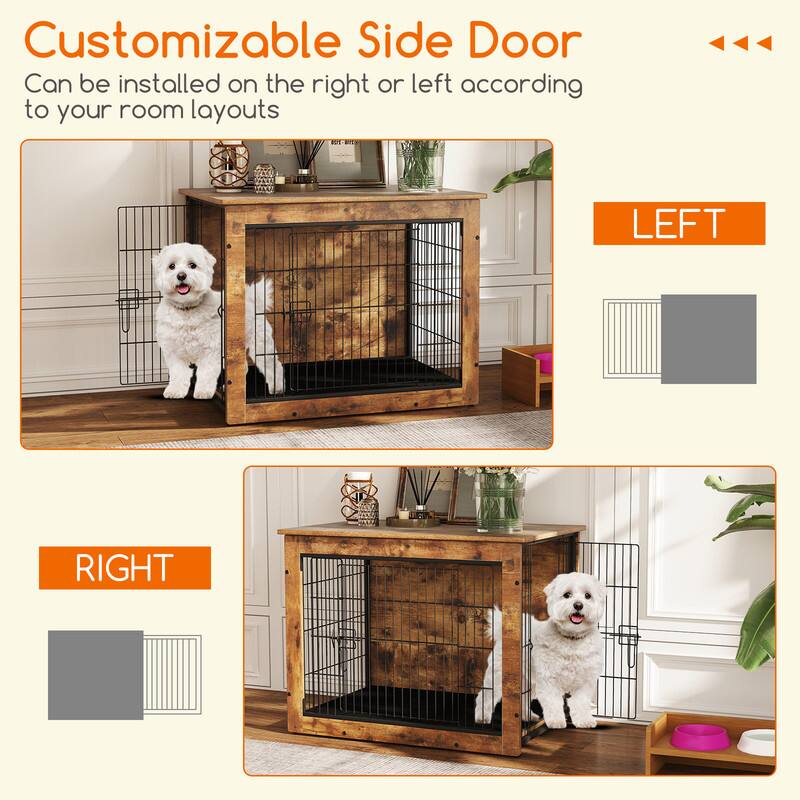 Customizable Side Door  
Can be installed on the right or left according to your room layouts  

LEFT  
RIGHT