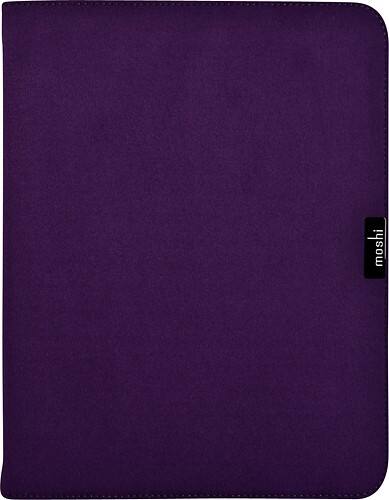 Front Standard. Moshi - Concerti Portfolio Case for Apple® iPad® - Tyrian Purple.