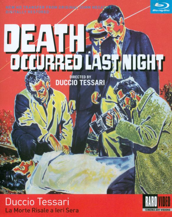 Death Occurred Last Night [Blu-ray] [1970]