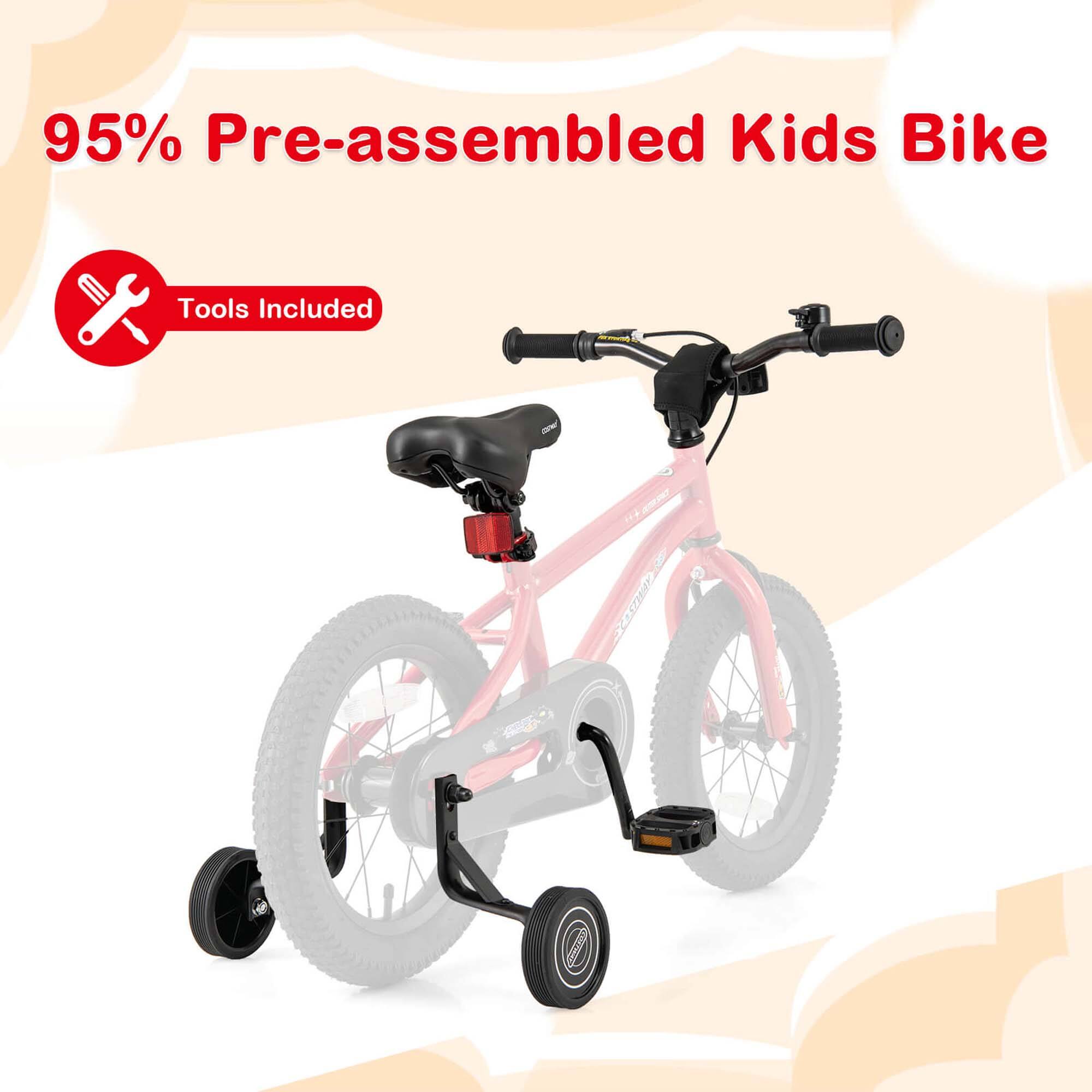 95% Pre-assembled Kids Bike

Tools Included