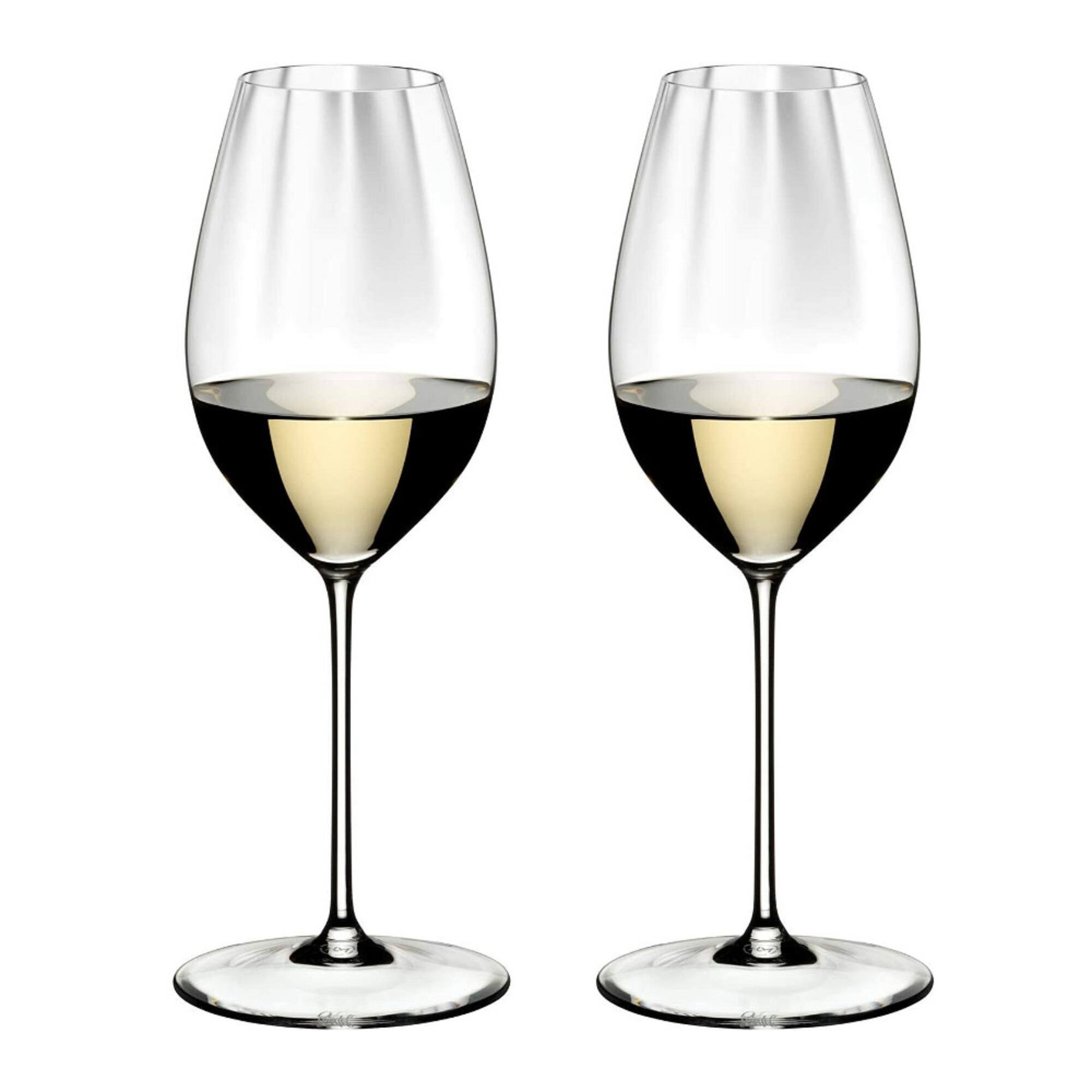 Left. Riedel - Riedel 6884/33 Performance Sauvignon Blanc Glass (15 oz, Clear, 2-Pack) - Clear.