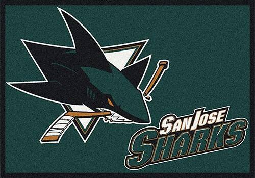 Front Standard. Milliken - San Jose Sharks Large Rug.