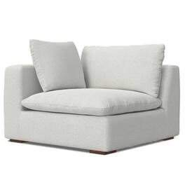 Simpli Home - Jasmine Left-Arm Sofa Module in Performance Fabric - Cloud Grey