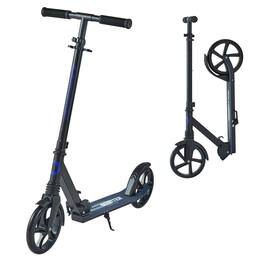 VEVOR - Kick Scooter for Kids Ages 8+, Teens & Adults, 2-Wheel Toddler Scooter with Adjustable Height Handlebar - Black + Purple