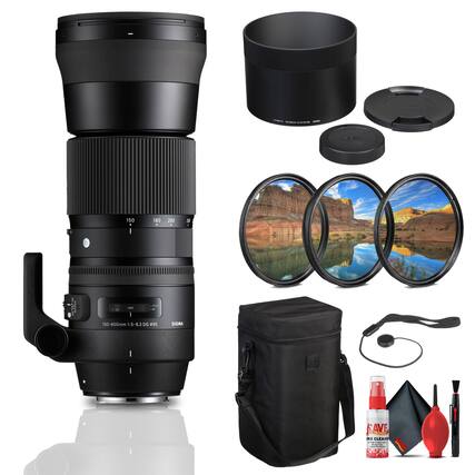 150-600mm 1:5-6.3 DG OS HSM | SIGMA
150 180 200 250
SAVE
Lens Cleaner
Lens Cleaning Kit
Lens Hood
Lens Cap
Lens Case
Lens Filters