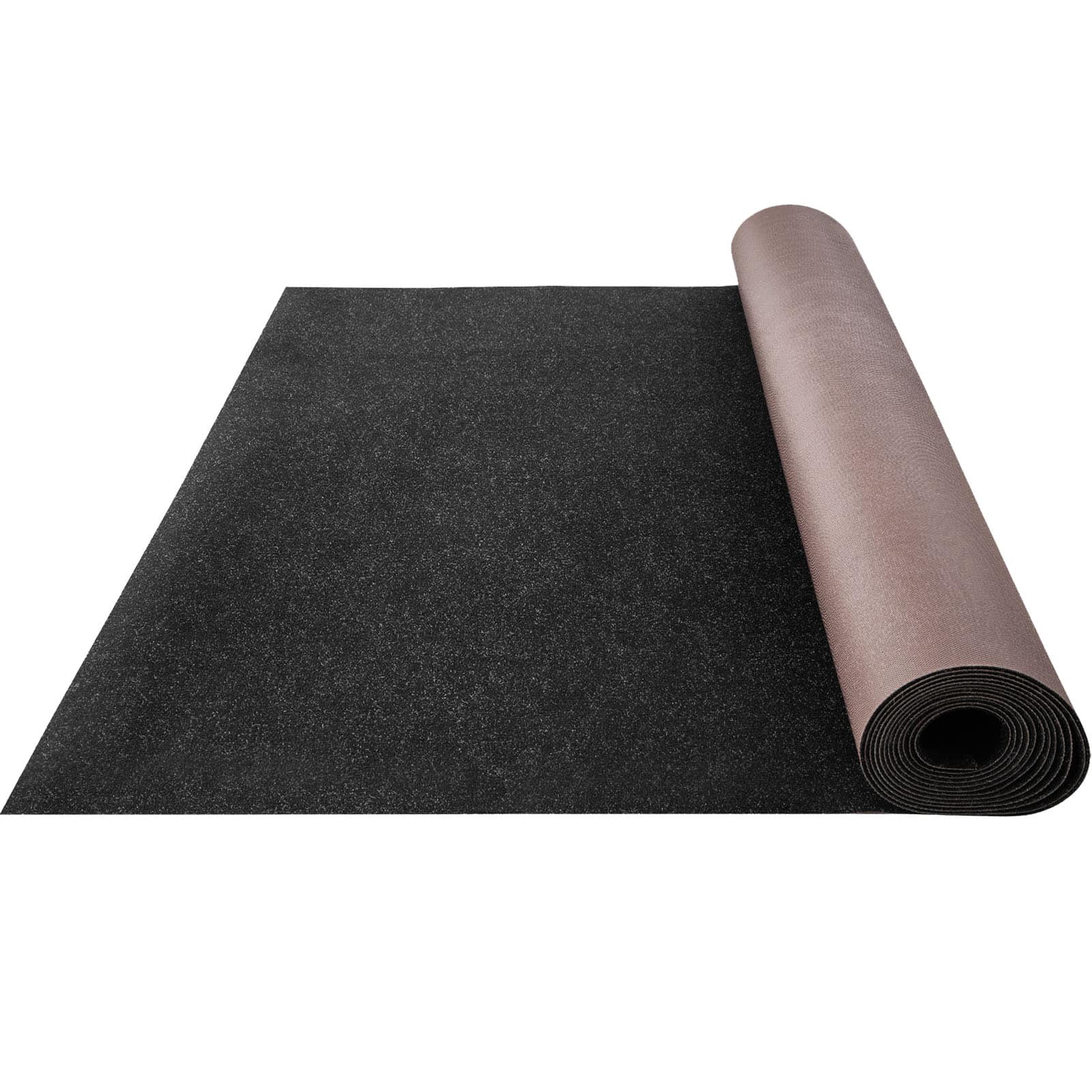 VEVOR - Marine Carpet, 6 ft x 23 ft Durable Boat Flooring, Waterproof Indoor Outdoor Rug with Non-Slip Backing - Black