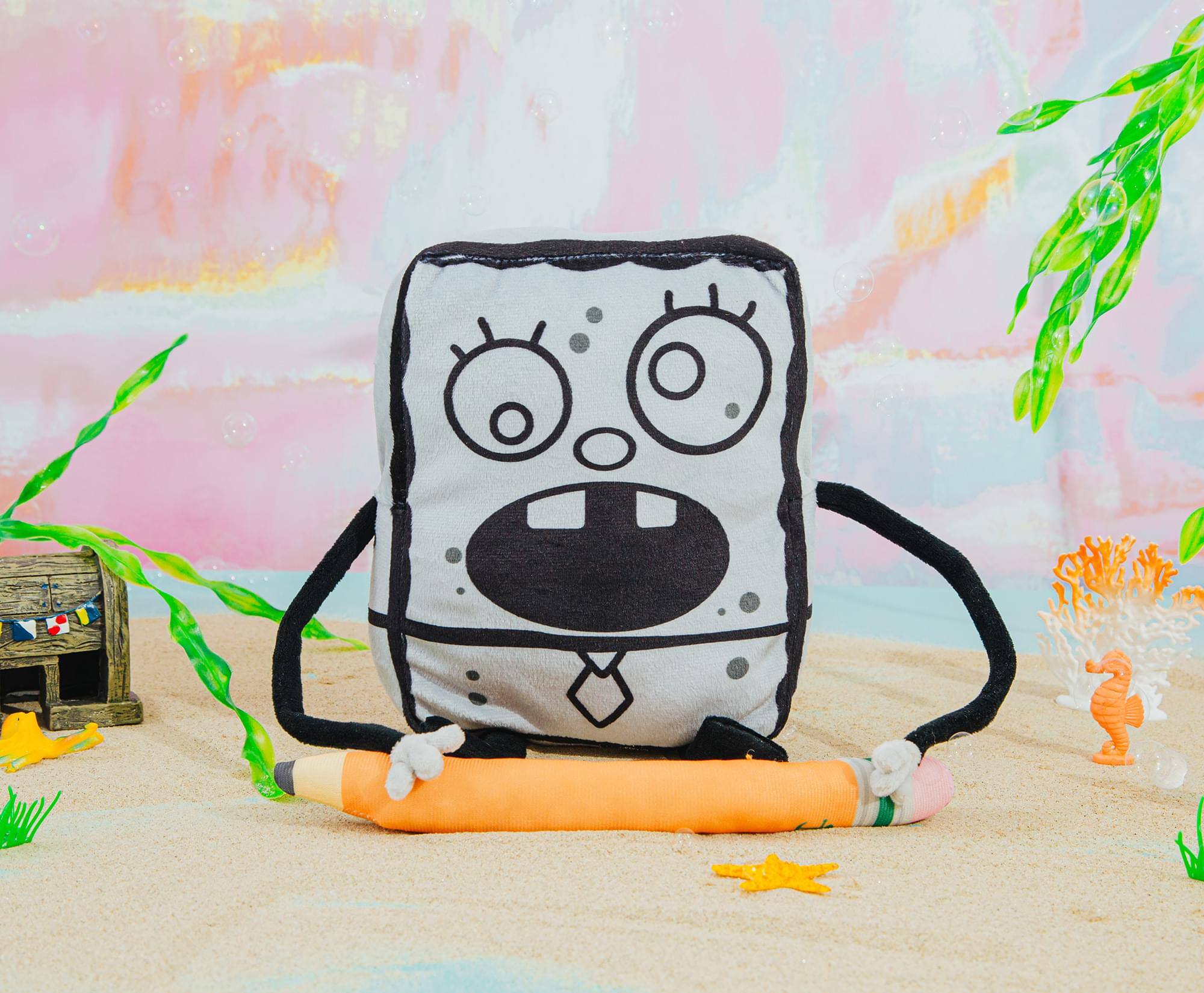 Alt View 3. Nickelodeon - Nickelodeon SpongeBob SquarePants DoodleBob 10-Inch Collector Plush Toy - Multi-Color.