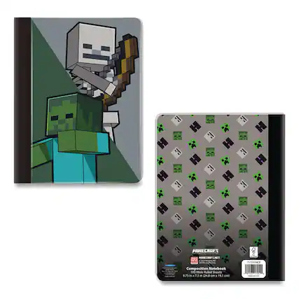 MINECRAFT
MINCRAFT.NET
T J m2 Mrang AS - ot C 717251MCR - N.
ada Composition Notebook
100 Wide Ruled Sheets
9.75 in x 7.5 in (24.8 cm x 19.1 cm)
1515P172C1
MINECRAFT
MINECRAFT.NET
The Microsoft Company
Composition Notebook
100 Wide Ruled Sheets
9.75 in x 7.5 in (24.8 cm x 19.1 cm)
717251MCR
13 9781725172210
13 9781725172210
13 9781725172210